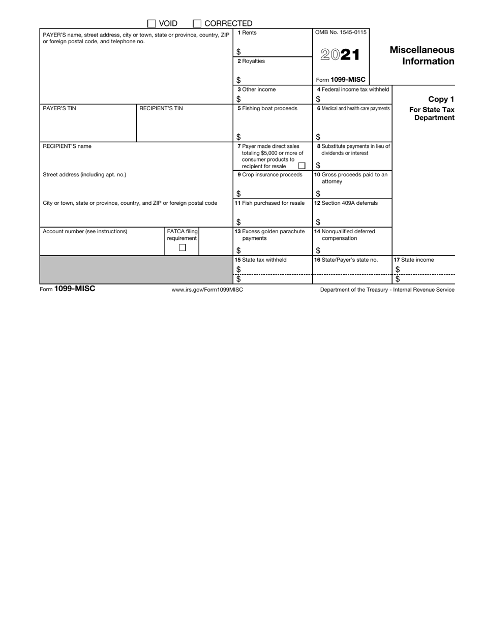 IRS Form 1099-MISC Miscellaneous Information, Page 3