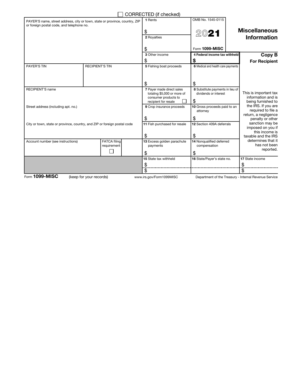 IRS Form 1099-MISC Miscellaneous Information, Page 4