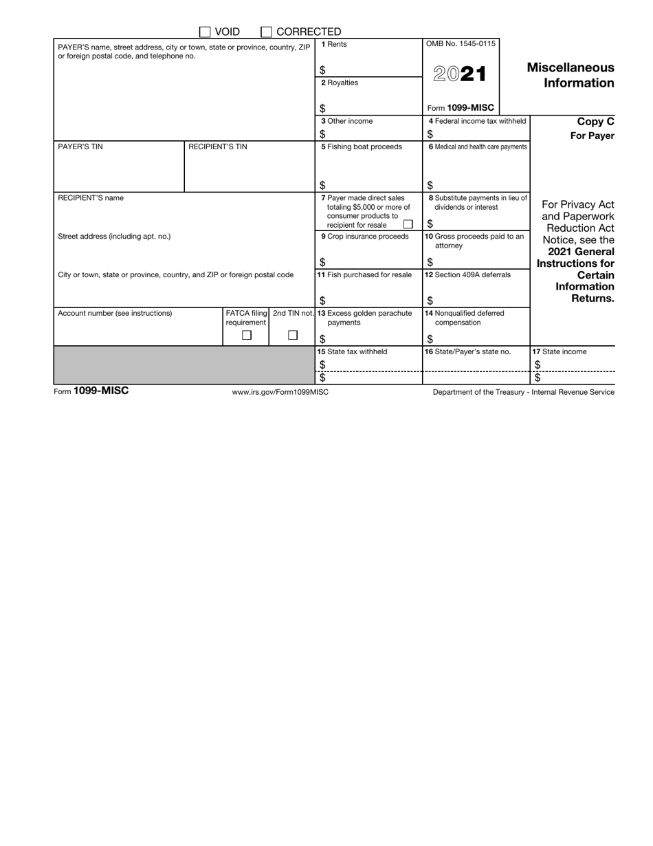 IRS Form 1099-MISC Miscellaneous Information, Page 7