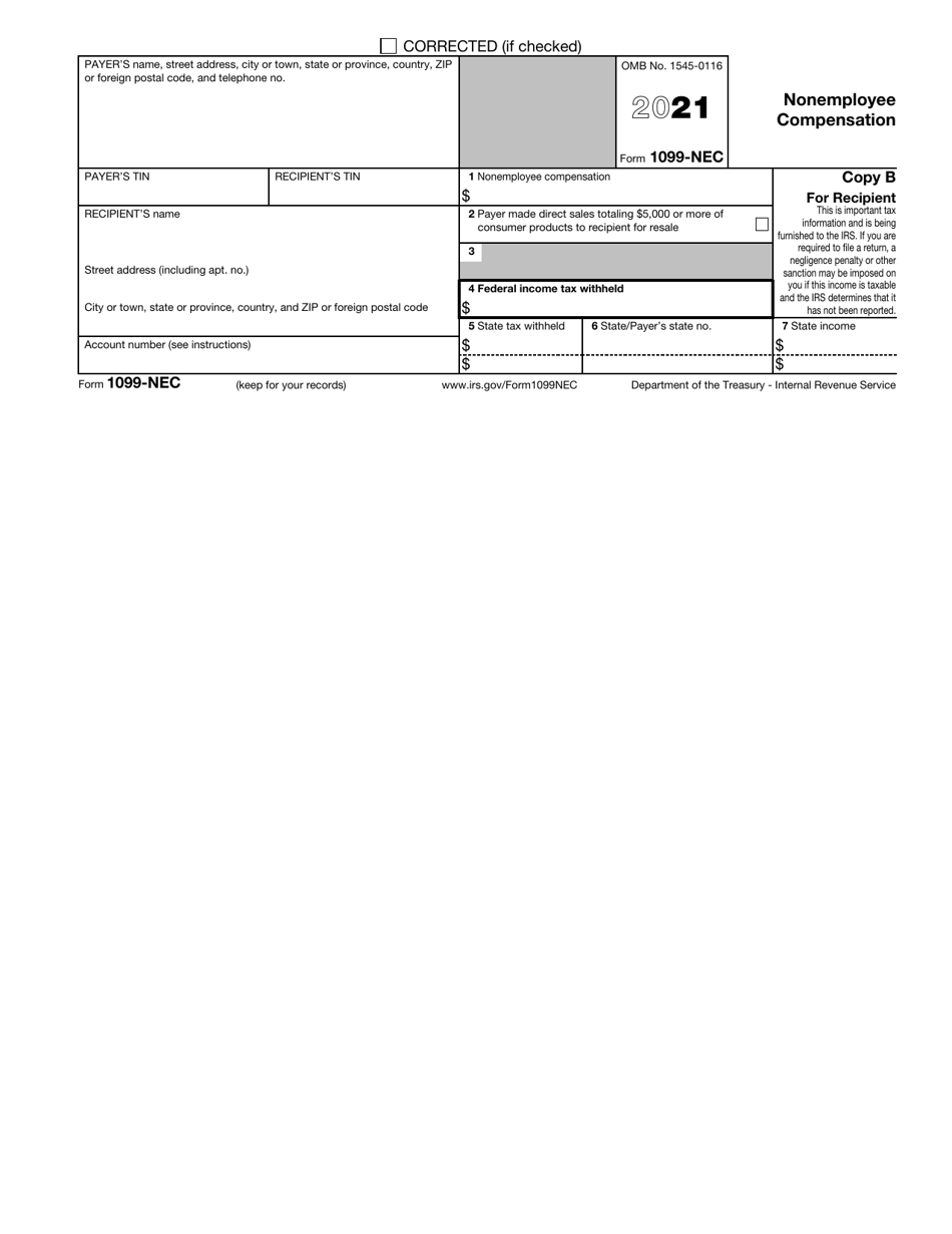 IRS Form 1099-NEC Nonemployee Compensation, Page 4