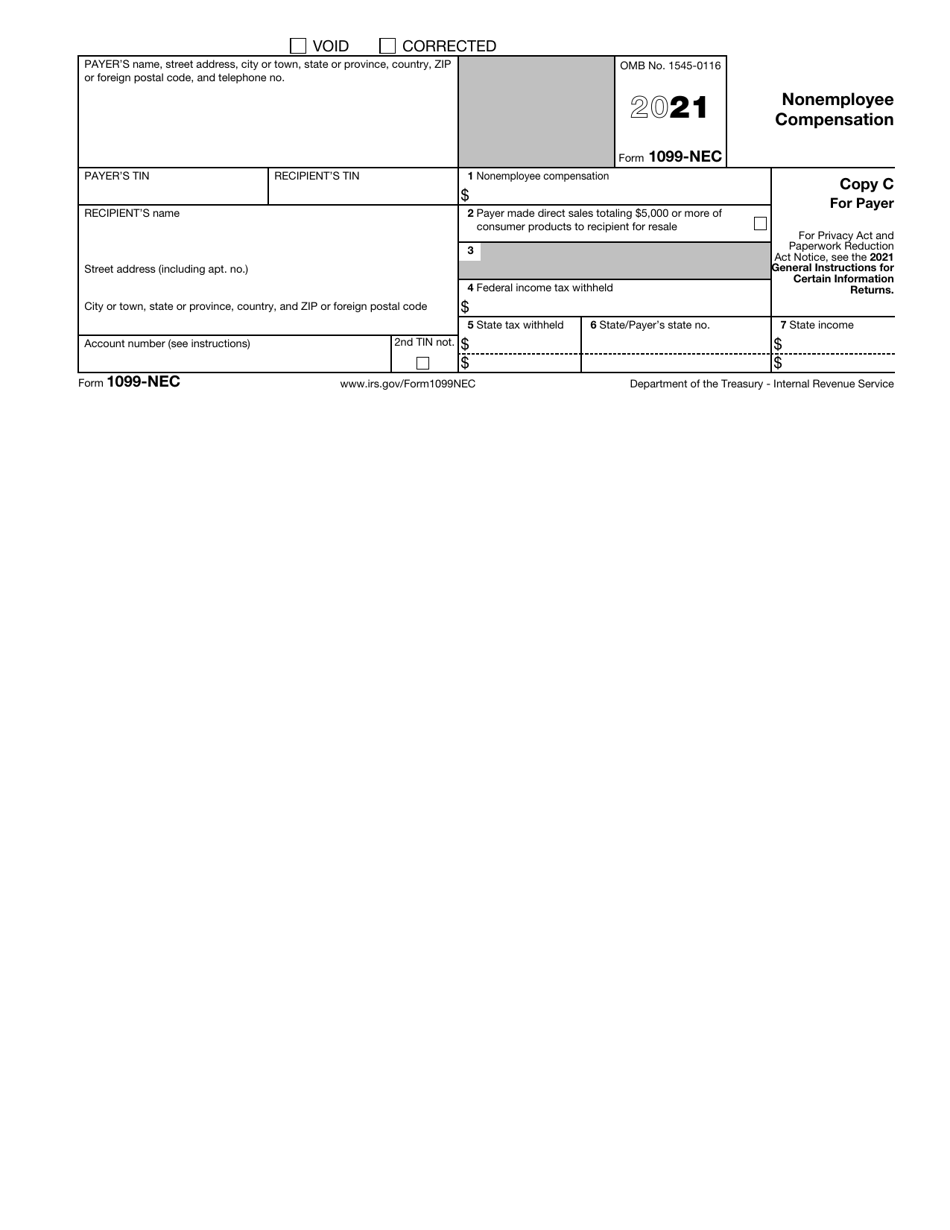 IRS Form 1099-NEC Nonemployee Compensation, Page 7