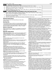 IRS Form 1118 Schedule I Reduction of Foreign Oil and Gas Taxes, Page 2