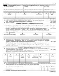 IRS Form 3520 Annual Return to Report Transactions With Foreign Trusts and Receipt of Certain Foreign Gifts, Page 2