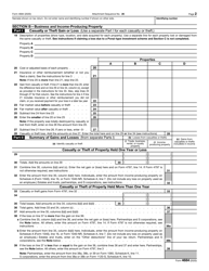 IRS Form 4684 Casualties and Thefts, Page 2