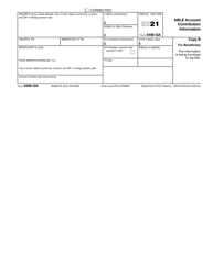 IRS Form 5498-QA Able Account Contribution Information, Page 2