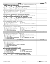 IRS Form 6729-R Qss Return Review Sheet, Page 2