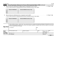 IRS Form 8854 Initial and Annual Expatriation Statement, Page 5