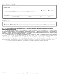 Application for Special Event License - Arizona, Page 4
