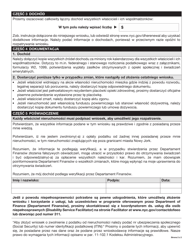 Disabled Homeowners&#039; Exemption Renewal Application - New York City (Polish), Page 2