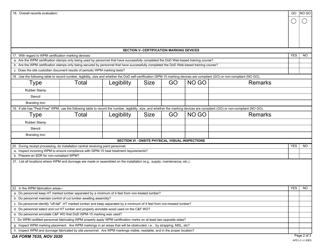 DA Form 7635 U.S. Army Wood Packaging Material (Wpm) Site Self-certification Auditor&#039;s Checklist, Page 2
