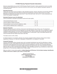 Form IT-41ES (State Form 50217) Fiduciary Payment Voucher Estimated Tax, Extension, or Composite Payment - Indiana, Page 2