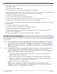 USCIS Form M-1087 Optional Checklist for Form I-129 H-2b Filings, Page 3
