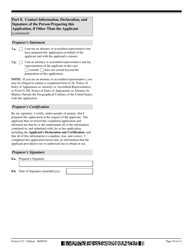USCIS Form I-212 Application for Permission to Reapply for Admission Into the United States After Deportation or Removal, Page 10