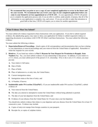 Instructions for USCIS Form I-212 Application for Permission to Reapply for Admission Into the United States After Deportation or Removal, Page 13
