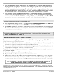 Instructions for USCIS Form I-212 Application for Permission to Reapply for Admission Into the United States After Deportation or Removal, Page 5