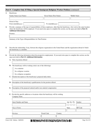 USCIS Form I-360 Petition for Amerasian, Widow(Er), or Special Immigrant, Page 10