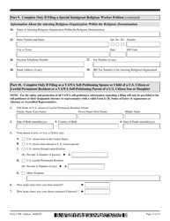 USCIS Form I-360 Petition for Amerasian, Widow(Er), or Special Immigrant, Page 13