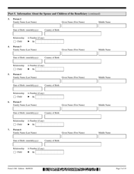 USCIS Form I-360 Petition for Amerasian, Widow(Er), or Special Immigrant, Page 5
