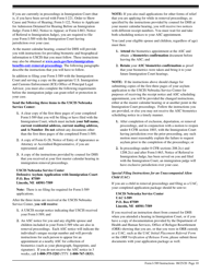 Instructions for USCIS Form I-589 Application for Asylum and for Withholding of Removal, Page 10