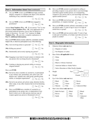 USCIS Form I-601A Application for Provisional Unlawful Presence Waiver, Page 4