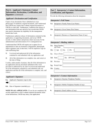 USCIS Form I-765V Application for Employment Authorization for Abused Nonimmigrant Spouse, Page 5