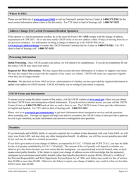 Instructions for USCIS Form I-865 Sponsor&#039;s Notice of Change of Address, Page 4