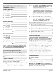 USCIS Form I-865 Sponsor&#039;s Notice of Change of Address, Page 2