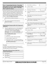 USCIS Form I-924 Application for Regional Center Designation Under the Immigrant Investor Program, Page 7