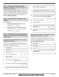 USCIS Form I-924A Annual Certification of Regional Center, Page 2
