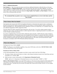 Instructions for USCIS Form I-924A Annual Certification of Regional Center, Page 7