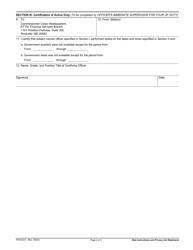 Form PHS-6321 Certification for Intermittent Tours of Duty, Page 2