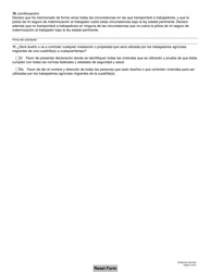 Formulario WH-530 Solicitud De Un Contratista De Trabajo Agricola O Contratista De Trabajo Agricola Asalariado Certificado De Registro (Spanish), Page 3