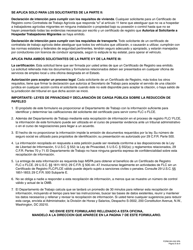 Formulario WH-530 Solicitud De Un Contratista De Trabajo Agricola O Contratista De Trabajo Agricola Asalariado Certificado De Registro (Spanish), Page 8