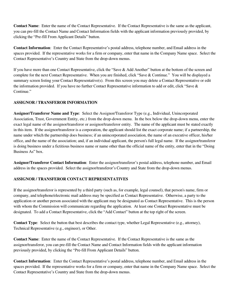 Instructions for FCC Form 2100 Schedule 316 Application for Consent to Assign Broadcast Station Construction Permit or License or Transfer Control of Entity Holding Broadcast Station Construction Permit or License, Page 8