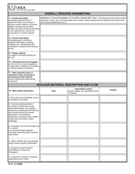 IAEA Form N-73 Design Information Questionnaire, Page 3