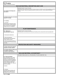 IAEA Form N-75 Design Information Questionnaire, Page 4