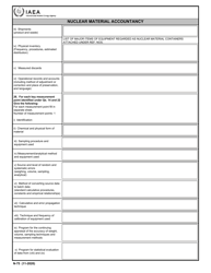 IAEA Form N-75 Design Information Questionnaire, Page 5