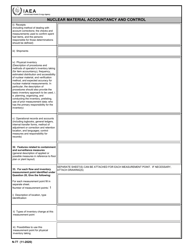 IAEA Form N-77 Design Information Questionnaire, Page 6