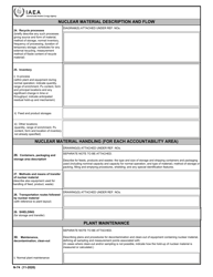 IAEA Form N-74 Design Information Questionnaire, Page 5