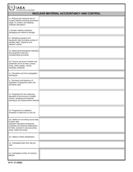 IAEA Form N-74 Design Information Questionnaire, Page 8