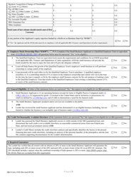 SBA Form 1920 Lender&#039;s Application for Loan Guaranty for All 7(A) Loan Programs, Page 3