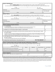 Form 102-4056 Production Royalty on Locatable Minerals - Alaska, Page 2