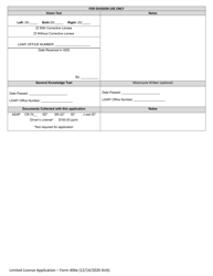 Form 404E Application for Limited License Dui/Oui or Admin Per Se - Alaska, Page 2