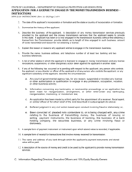 Instructions for Form DFPI-2110 Application for a License to Engage in the Money Transmission Business - California, Page 2