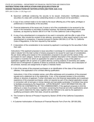 Instructions for Form DFPI-260.112 Application for Qualification of Issuer Transactions by Notification - California, Page 4