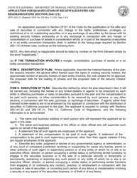 Form DFPI-260.121 Application for Qualification of Recapitalizations and Regoranizations (Section 260.121) - California