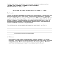 Form DFPI-260.140.80.5 Contractual Periodic Payment Plan Standards Guidelines - California, Page 2