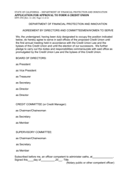 Form DFPI-390 Application for Approval to Form a Credit Union - California, Page 11