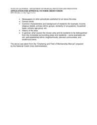 Form DFPI-390 Application for Approval to Form a Credit Union - California, Page 17