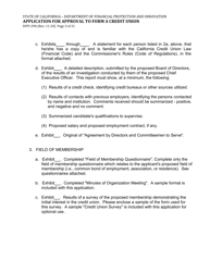 Form DFPI-390 Application for Approval to Form a Credit Union - California, Page 3
